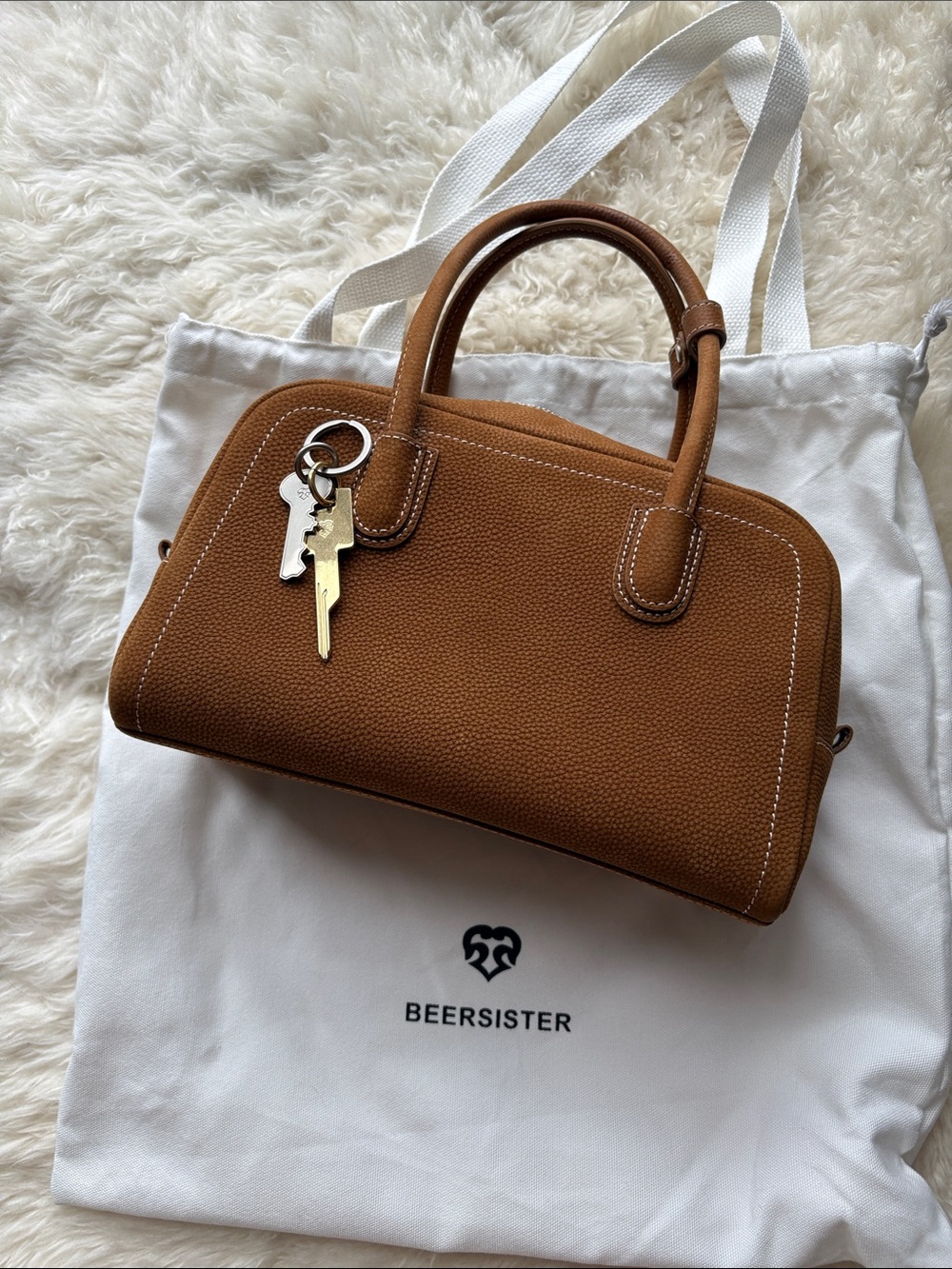Real Leather Boston bag-